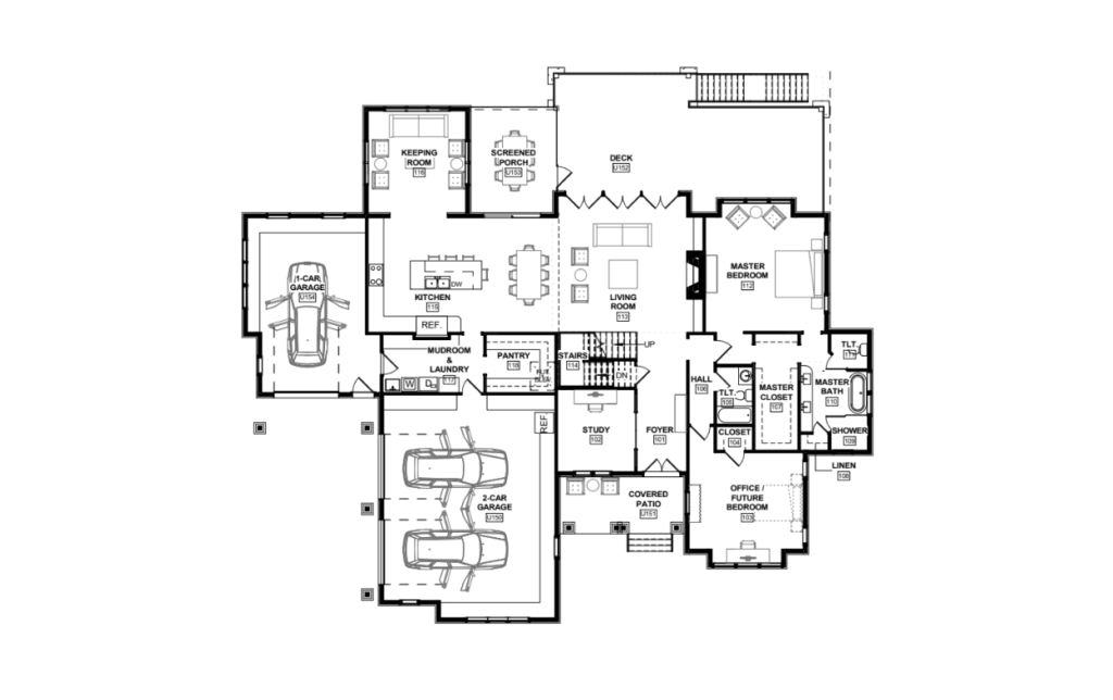 residential floor plan designed by DKLEVY