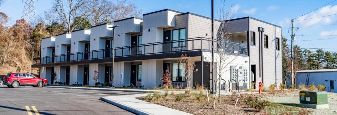 The Norwood, a multi-use, flexible housing project, aimed at addressing Knoxville's pressing housing shortage.